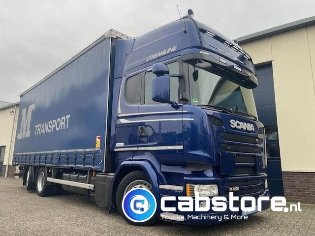 Scania R450 LB6X2MLB Euro 6 - Bouwjaar 2016 - Topline - Doorlaad-volume combi+ Wecon Middenas aanhangwagen - Good condition - Caminhão com lona: foto 3 Scania R450 LB6X2MLB Euro 6 - Bouwjaar 2016 - Topline - Doorlaad-volume combi+ Wecon Middenas aanhangwagen - Good condition - Caminhão com lona: foto 3