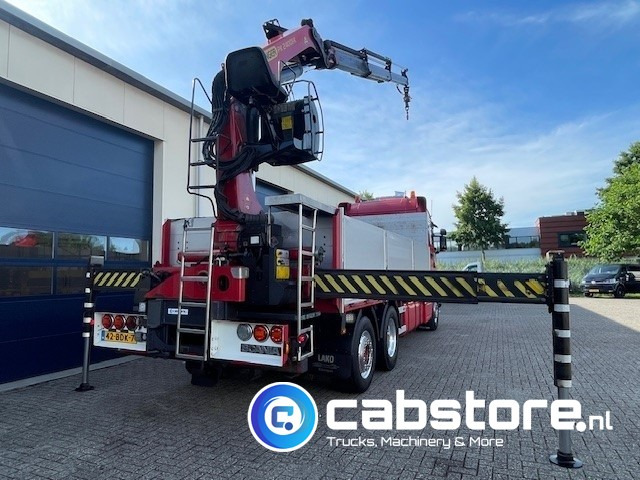 Camião de caixa aberta/ Plataforma, Caminhão grua Scania R520 LB6X2*4HNB Euro 6 - Bouwjaar 2013 - Highline - Opticruise  - Open box + Palfinger PK 24001-K B Autolaadkraan - Good condition !: foto 8