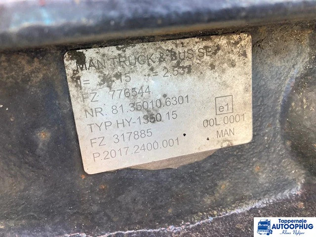 MAN HY1350 – 2.53 – MAN 81.35010-6301 - Diferencial de Caminhão: foto 3 MAN HY1350 – 2.53 – MAN 81.35010-6301 - Diferencial de Caminhão: foto 3