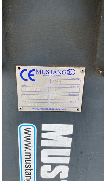 Mustang SB 200 - Martelo hidráulico de Máquina de construção: foto 5 Mustang SB 200 - Martelo hidráulico de Máquina de construção: foto 5