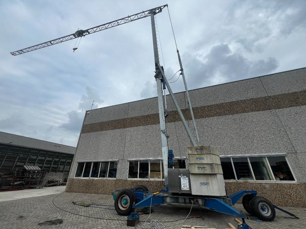 Soima Construction crane SOIMA SGH 19x28 - 28 mete - Plataforma de elevaçao rebocável: foto 1 Soima Construction crane SOIMA SGH 19x28 - 28 mete - Plataforma de elevaçao rebocável: foto 1