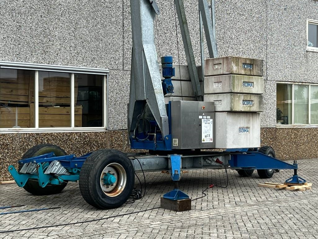 Soima Construction crane SOIMA SGH 19x28 - 28 mete - Plataforma de elevaçao rebocável: foto 2 Soima Construction crane SOIMA SGH 19x28 - 28 mete - Plataforma de elevaçao rebocável: foto 2