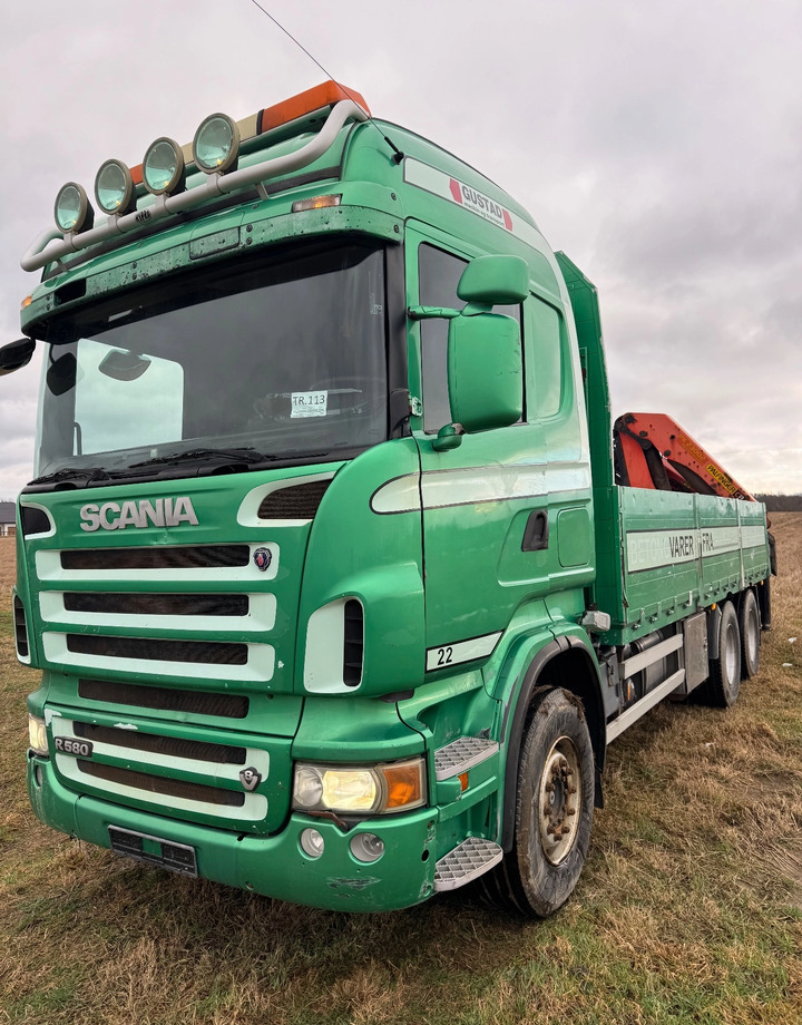 SCANIA R580 V8 6X4 Palfinger PK 23002 rotator - Caminhão grua: foto 1 SCANIA R580 V8 6X4 Palfinger PK 23002 rotator - Caminhão grua: foto 1