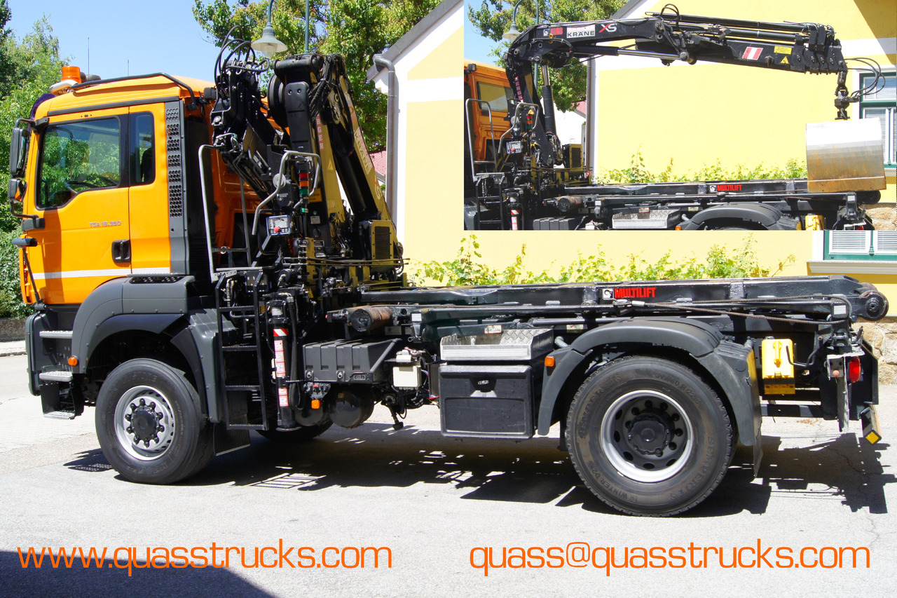 MAN TGA 18.360 BL 4x4/Euro4/TÜV/HIAB 111/MULTILIFT/Winterdienst - Caminhão com sistema de cabo, Caminhão grua: foto 3 MAN TGA 18.360 BL 4x4/Euro4/TÜV/HIAB 111/MULTILIFT/Winterdienst - Caminhão com sistema de cabo, Caminhão grua: foto 3