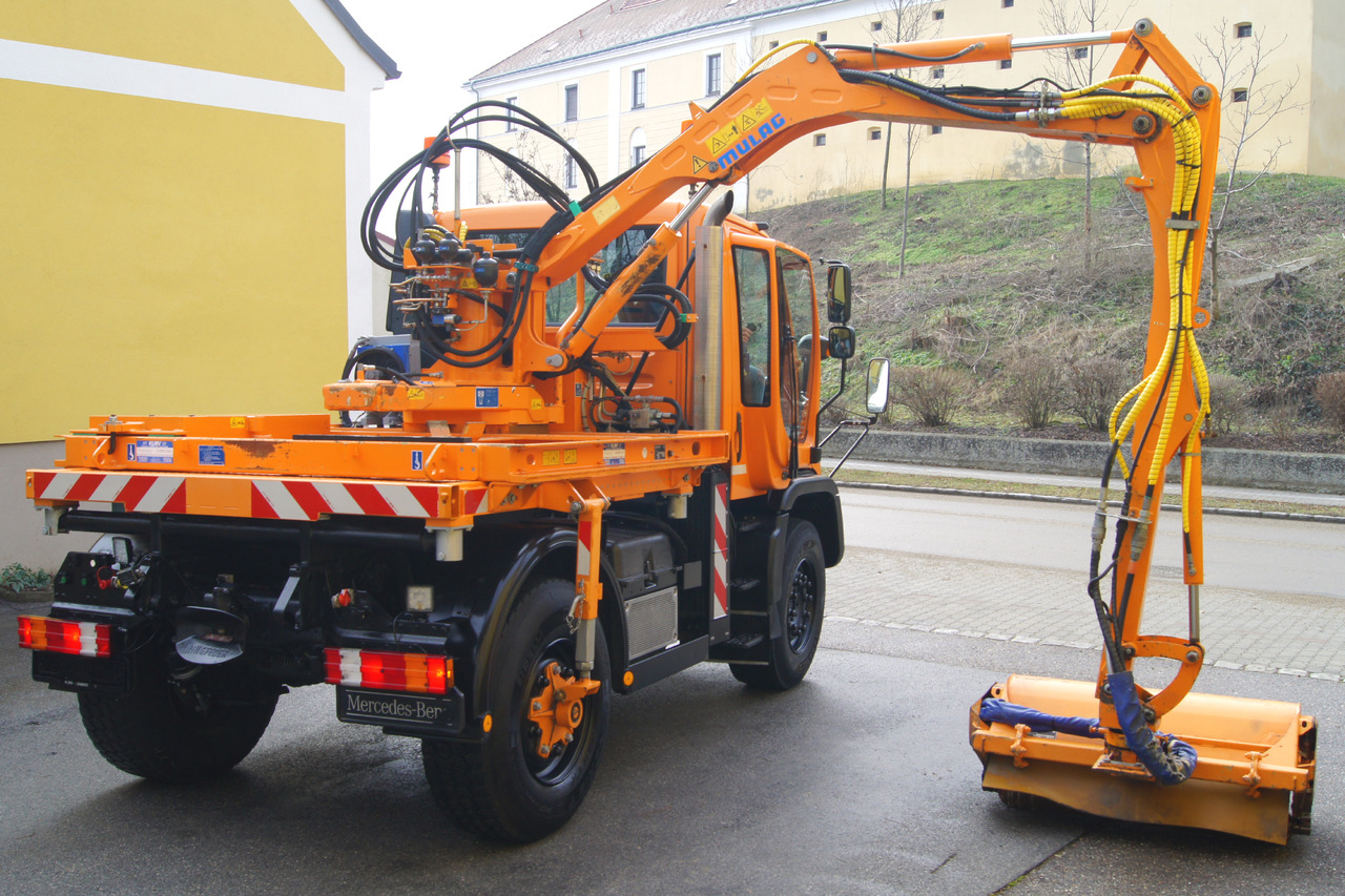 Caminhão basculante UNIMOG Unimog U 400/TÜV/Hydrostat/Mähtür +MULAG MHU 800: foto 7