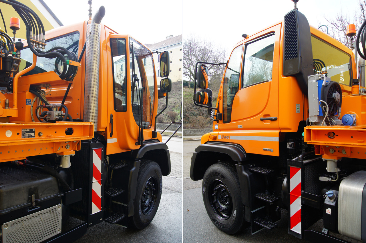 Caminhão basculante UNIMOG Unimog U 400/TÜV/Hydrostat/Mähtür +MULAG MHU 800: foto 9