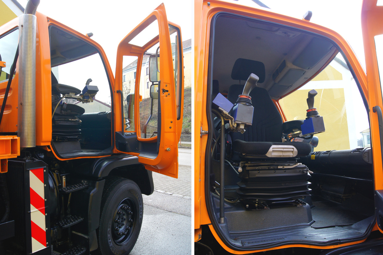 Caminhão basculante UNIMOG Unimog U 400/TÜV/Hydrostat/Mähtür +MULAG MHU 800: foto 10