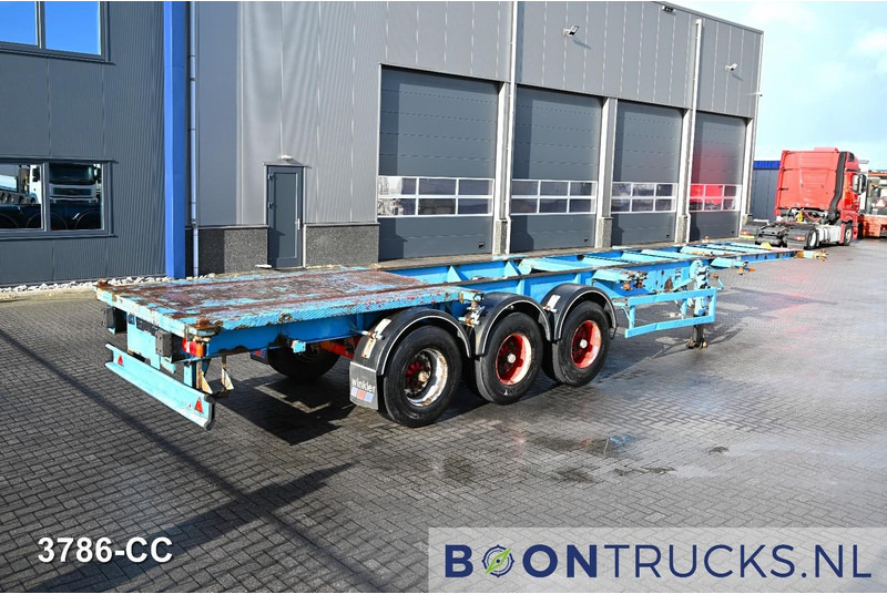 Blumhardt Cont.-Sal 40.24 E FIXED CHASSIS | 2x20-30-40ft * STEEL SUSPENSION * 5450 KG * BPW - Semireboque transportador de contêineres/ Caixa móvel: foto 1 Blumhardt Cont.-Sal 40.24 E FIXED CHASSIS | 2x20-30-40ft * STEEL SUSPENSION * 5450 KG * BPW - Semireboque transportador de contêineres/ Caixa móvel: foto 1