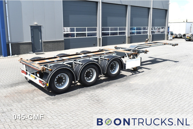 D-Tec FLEXITRAILER | 2x20-30-40-45ft HC * 2x EXTENDABLE * LIFT AXLE * NL TRAILER - Semireboque transportador de contêineres/ Caixa móvel: foto 1 D-Tec FLEXITRAILER | 2x20-30-40-45ft HC * 2x EXTENDABLE * LIFT AXLE * NL TRAILER - Semireboque transportador de contêineres/ Caixa móvel: foto 1