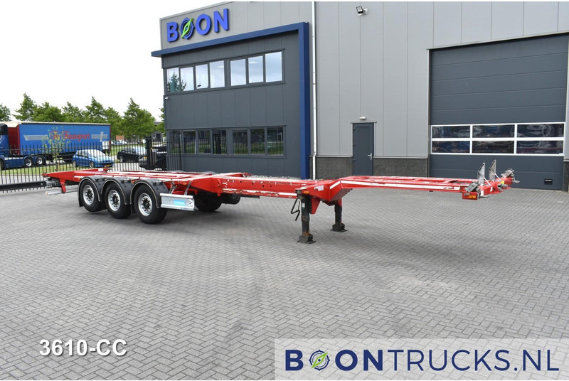 D-Tec FLEXITRAILER | 2x20-30-40-45ft HC * 2x LIFT AXLE * 2x EXTENDABLE * DISC BRAKES - Semireboque transportador de contêineres/ Caixa móvel: foto 4 D-Tec FLEXITRAILER | 2x20-30-40-45ft HC * 2x LIFT AXLE * 2x EXTENDABLE * DISC BRAKES - Semireboque transportador de contêineres/ Caixa móvel: foto 4