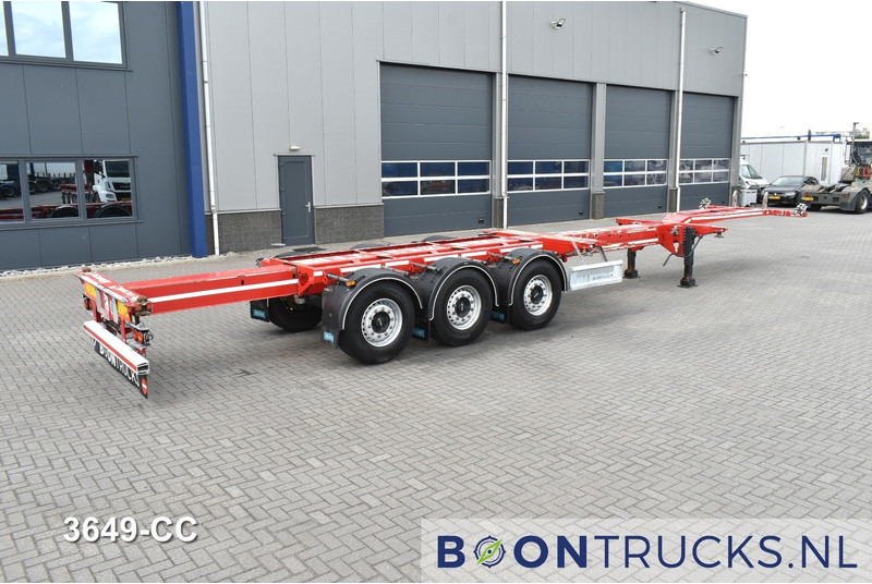 D-Tec FLEXITRAILER | 2x20-30-40-45ft HC * 2x LIFT AXLE * 2x EXTENDABLE * DISC BRAKES - Semireboque transportador de contêineres/ Caixa móvel: foto 2 D-Tec FLEXITRAILER | 2x20-30-40-45ft HC * 2x LIFT AXLE * 2x EXTENDABLE * DISC BRAKES - Semireboque transportador de contêineres/ Caixa móvel: foto 2