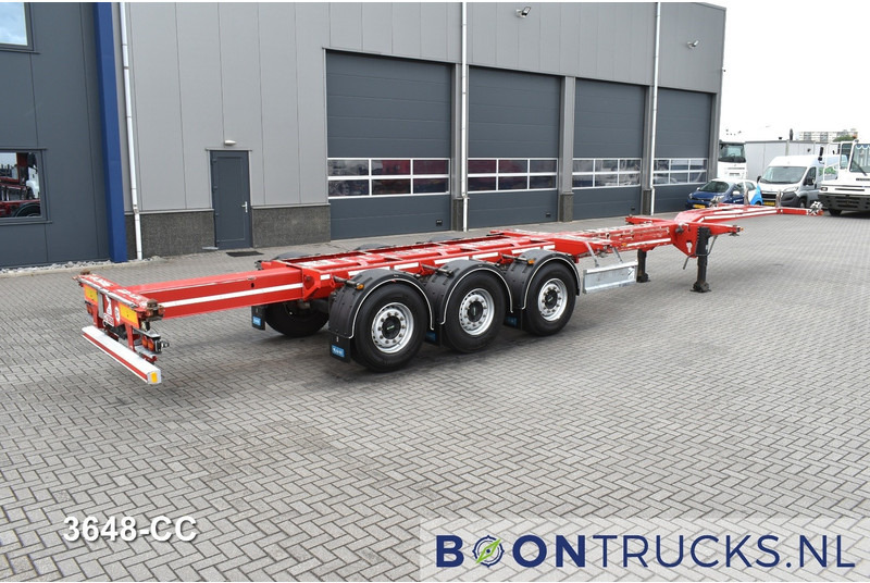 D-Tec FLEXITRAILER | 2x20-30-40-45ft HC * 2x LIFT AXLE * 2x EXTENDABLE * DISC BRAKES * MOT 05-2026 - Semireboque transportador de contêineres/ Caixa móvel: foto 2 D-Tec FLEXITRAILER | 2x20-30-40-45ft HC * 2x LIFT AXLE * 2x EXTENDABLE * DISC BRAKES * MOT 05-2026 - Semireboque transportador de contêineres/ Caixa móvel: foto 2