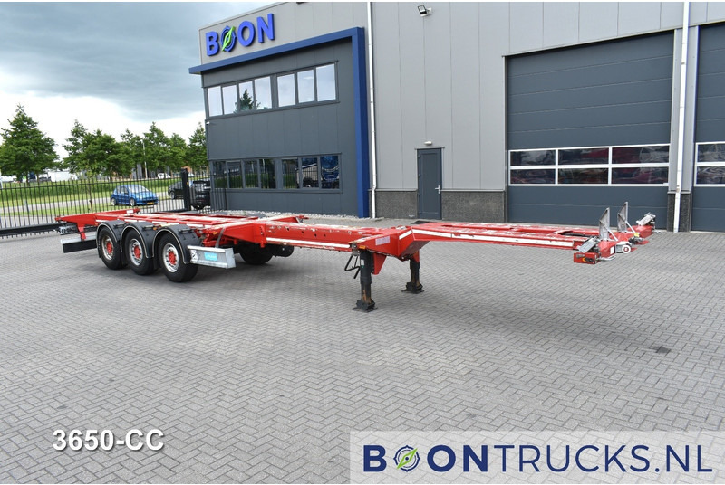 D-Tec FLEXITRAILER | 2x20-30-40-45ft HC * 2x LIFT AXLE * 2x EXTENDABLE * MOT 11-2025 - Semireboque transportador de contêineres/ Caixa móvel: foto 4 D-Tec FLEXITRAILER | 2x20-30-40-45ft HC * 2x LIFT AXLE * 2x EXTENDABLE * MOT 11-2025 - Semireboque transportador de contêineres/ Caixa móvel: foto 4