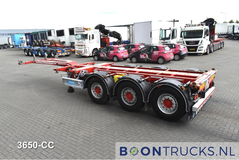 D-Tec FLEXITRAILER | 2x20-30-40-45ft HC * 2x LIFT AXLE * 2x EXTENDABLE * MOT 11-2025 - Semireboque transportador de contêineres/ Caixa móvel: foto 3 D-Tec FLEXITRAILER | 2x20-30-40-45ft HC * 2x LIFT AXLE * 2x EXTENDABLE * MOT 11-2025 - Semireboque transportador de contêineres/ Caixa móvel: foto 3