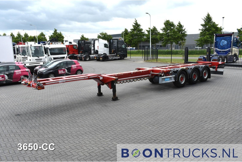 D-Tec FLEXITRAILER | 2x20-30-40-45ft HC * 2x LIFT AXLE * 2x EXTENDABLE * MOT 11-2025 - Semireboque transportador de contêineres/ Caixa móvel: foto 5 D-Tec FLEXITRAILER | 2x20-30-40-45ft HC * 2x LIFT AXLE * 2x EXTENDABLE * MOT 11-2025 - Semireboque transportador de contêineres/ Caixa móvel: foto 5