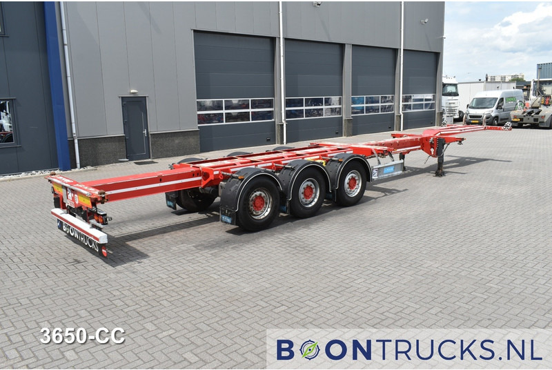 D-Tec FLEXITRAILER | 2x20-30-40-45ft HC * 2x LIFT AXLE * 2x EXTENDABLE * MOT 11-2025 - Semireboque transportador de contêineres/ Caixa móvel: foto 2 D-Tec FLEXITRAILER | 2x20-30-40-45ft HC * 2x LIFT AXLE * 2x EXTENDABLE * MOT 11-2025 - Semireboque transportador de contêineres/ Caixa móvel: foto 2