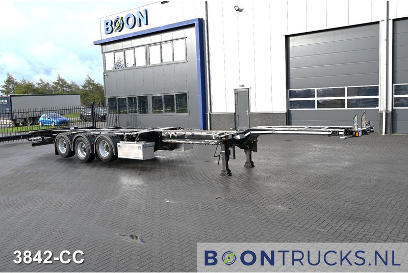 D-Tec FLEXITRAILER | 2x20-30-40-45ft HC * 2x LIFT AXLE * 3x EXTENDABLE * ADR * APK 10-2026 * NL TRAILER - Semireboque transportador de contêineres/ Caixa móvel: foto 4 D-Tec FLEXITRAILER | 2x20-30-40-45ft HC * 2x LIFT AXLE * 3x EXTENDABLE * ADR * APK 10-2026 * NL TRAILER - Semireboque transportador de contêineres/ Caixa móvel: foto 4