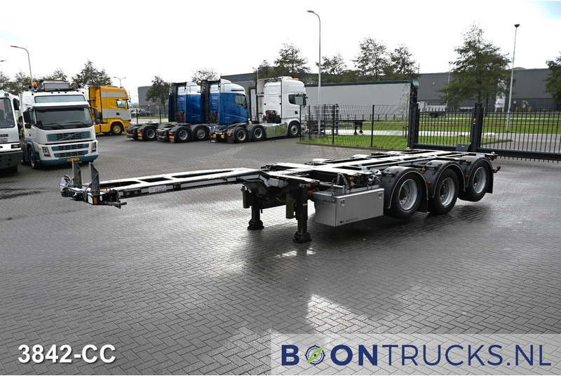 D-Tec FLEXITRAILER | 2x20-30-40-45ft HC * 2x LIFT AXLE * 3x EXTENDABLE * ADR * APK 10-2026 * NL TRAILER - Semireboque transportador de contêineres/ Caixa móvel: foto 5 D-Tec FLEXITRAILER | 2x20-30-40-45ft HC * 2x LIFT AXLE * 3x EXTENDABLE * ADR * APK 10-2026 * NL TRAILER - Semireboque transportador de contêineres/ Caixa móvel: foto 5