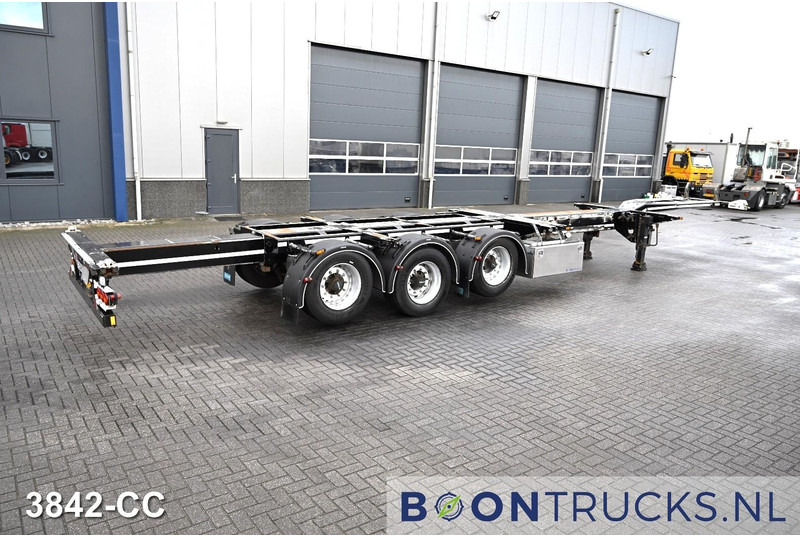 D-Tec FLEXITRAILER | 2x20-30-40-45ft HC * 2x LIFT AXLE * 3x EXTENDABLE * ADR * APK 10-2026 * NL TRAILER - Semireboque transportador de contêineres/ Caixa móvel: foto 2 D-Tec FLEXITRAILER | 2x20-30-40-45ft HC * 2x LIFT AXLE * 3x EXTENDABLE * ADR * APK 10-2026 * NL TRAILER - Semireboque transportador de contêineres/ Caixa móvel: foto 2