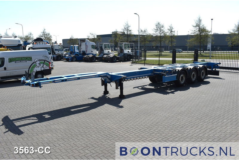 D-Tec FLEXITRAILER | 2x20-30-40-45ft HC * 3x EXTENDABLE * ADR * DISC BRAKES * APK 12-2025 - Semireboque transportador de contêineres/ Caixa móvel: foto 5 D-Tec FLEXITRAILER | 2x20-30-40-45ft HC * 3x EXTENDABLE * ADR * DISC BRAKES * APK 12-2025 - Semireboque transportador de contêineres/ Caixa móvel: foto 5
