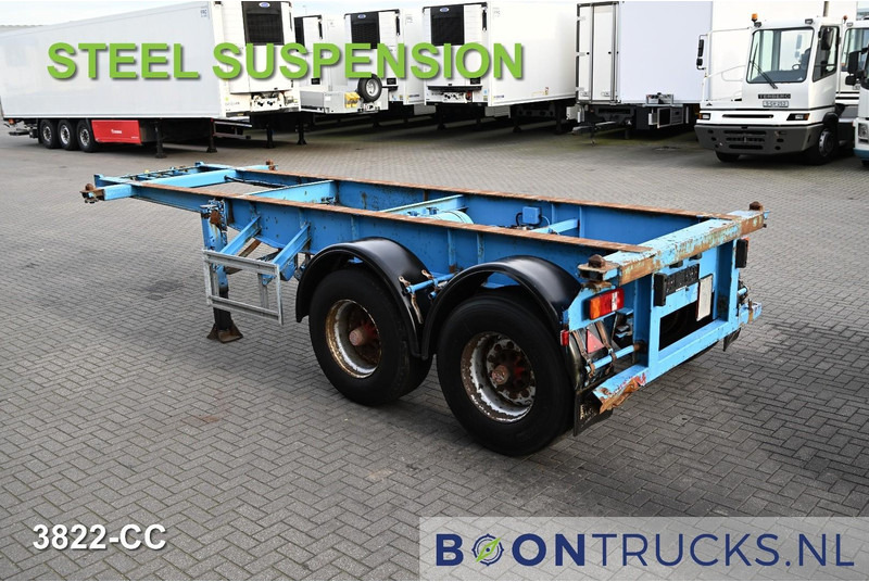 KOHLER CS 20/2 CHASSIS | 20ft * STEEL SUSPENSION * BPW / DRUM * 9x AVAILABLE - Semireboque transportador de contêineres/ Caixa móvel: foto 2 KOHLER CS 20/2 CHASSIS | 20ft * STEEL SUSPENSION * BPW / DRUM * 9x AVAILABLE - Semireboque transportador de contêineres/ Caixa móvel: foto 2