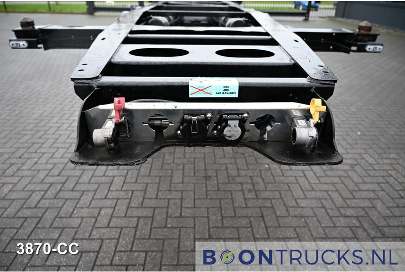 Semireboque transportador de contêineres/ Caixa móvel LAG O-3-CC TANK CHASSIS | 20t * 3250 Kg * ADR AT-FL-OX * BPW / DISC: foto 6