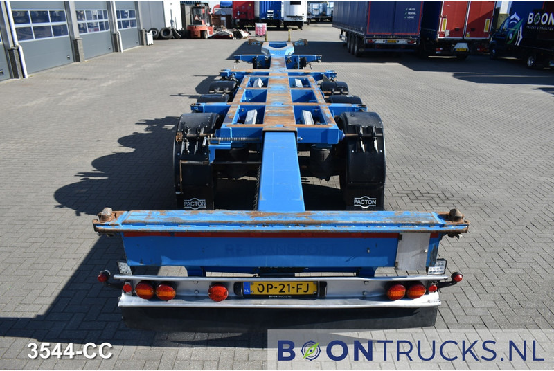 Semireboque transportador de contêineres/ Caixa móvel Pacton ET3 | 2x20-30-40-45ft HC * DISC BRAKES * 3x EXTENDABLE * APK 03-2026: foto 7