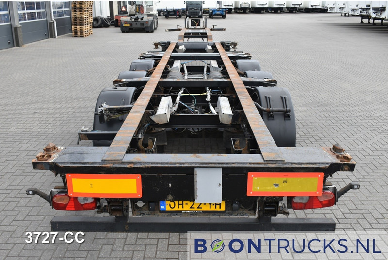 Pacton T3-007 | 2x20-40-45ft HC * FIXED CHASSIS * LIFT AXLE * NL TRAILER - Semireboque transportador de contêineres/ Caixa móvel: foto 5 Pacton T3-007 | 2x20-40-45ft HC * FIXED CHASSIS * LIFT AXLE * NL TRAILER - Semireboque transportador de contêineres/ Caixa móvel: foto 5