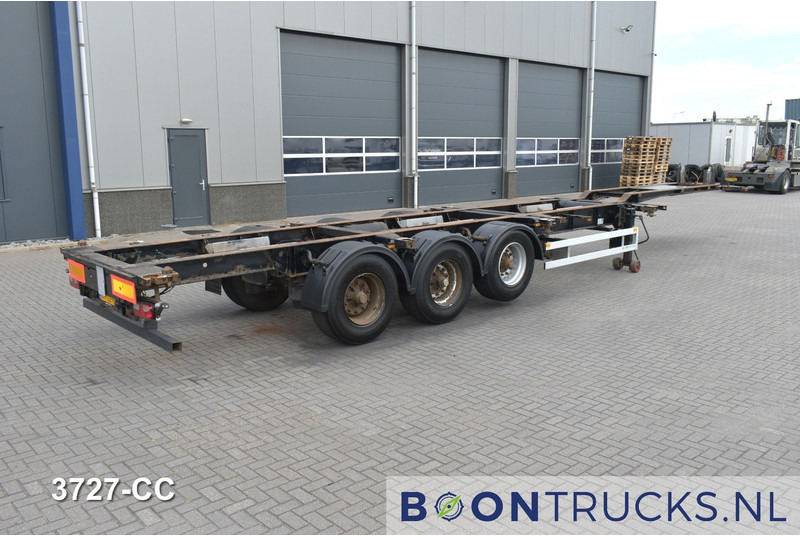 Pacton T3-007 | 2x20-40-45ft HC * FIXED CHASSIS * LIFT AXLE * NL TRAILER - Semireboque transportador de contêineres/ Caixa móvel: foto 1 Pacton T3-007 | 2x20-40-45ft HC * FIXED CHASSIS * LIFT AXLE * NL TRAILER - Semireboque transportador de contêineres/ Caixa móvel: foto 1
