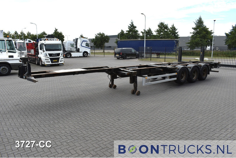 Pacton T3-007 | 2x20-40-45ft HC * FIXED CHASSIS * LIFT AXLE * NL TRAILER - Semireboque transportador de contêineres/ Caixa móvel: foto 4 Pacton T3-007 | 2x20-40-45ft HC * FIXED CHASSIS * LIFT AXLE * NL TRAILER - Semireboque transportador de contêineres/ Caixa móvel: foto 4