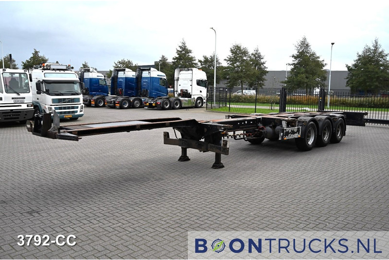 Pacton T3-010 2x20-30-40-45ft HC * 2x EXTENDABLE * 1x LIFT AXLE * NL TRAILER - Semireboque transportador de contêineres/ Caixa móvel: foto 5 Pacton T3-010 2x20-30-40-45ft HC * 2x EXTENDABLE * 1x LIFT AXLE * NL TRAILER - Semireboque transportador de contêineres/ Caixa móvel: foto 5
