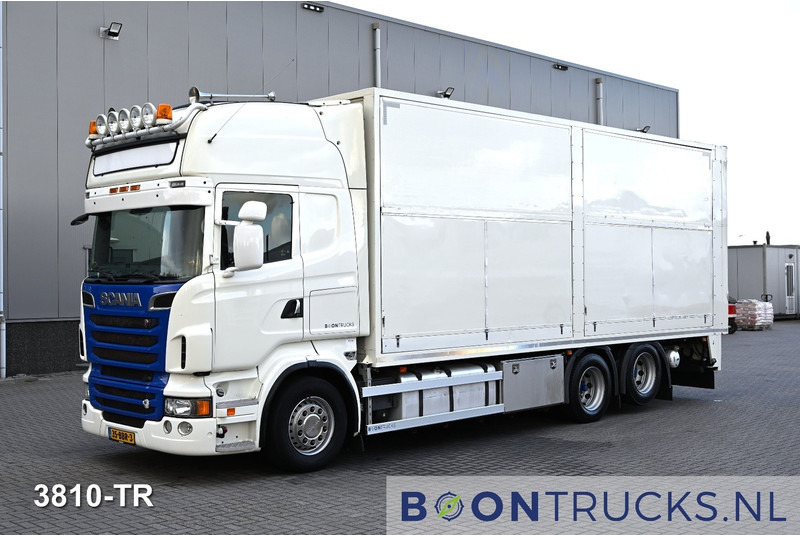 Scania R500 V8 6x2 | EURO5 * FULL AIR * RETARDER * POULTRY * NL TRUCK * APK 05-2026 - Caminhão transporte de gado: foto 1 Scania R500 V8 6x2 | EURO5 * FULL AIR * RETARDER * POULTRY * NL TRUCK * APK 05-2026 - Caminhão transporte de gado: foto 1