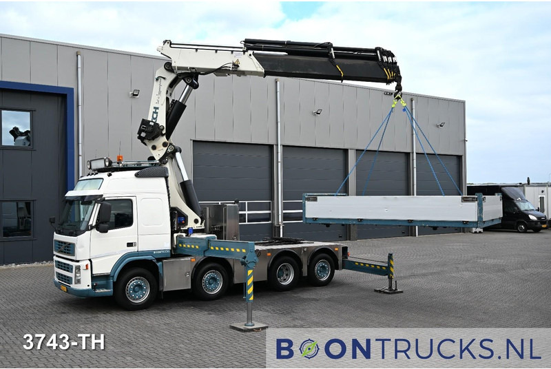 Volvo FM 480 8x2 R + HMF THOR 8520 K5 | 85 T/M CRANE * WINCH * MANUAL * NL TRUCK * TOP! - Tractor: foto 2 Volvo FM 480 8x2 R + HMF THOR 8520 K5 | 85 T/M CRANE * WINCH * MANUAL * NL TRUCK * TOP! - Tractor: foto 2