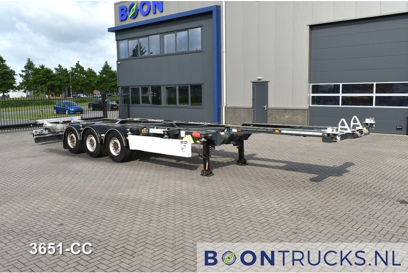 Van Hool A3C002 2x20-30-40-45ft HC * LIFT AXLE * SAF / DISC * EXTENDABLE REAR - Semireboque transportador de contêineres/ Caixa móvel: foto 4 Van Hool A3C002 2x20-30-40-45ft HC * LIFT AXLE * SAF / DISC * EXTENDABLE REAR - Semireboque transportador de contêineres/ Caixa móvel: foto 4