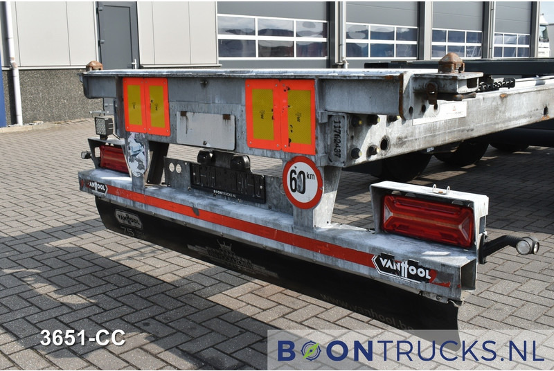 Semireboque transportador de contêineres/ Caixa móvel Van Hool A3C002 2x20-30-40-45ft HC * LIFT AXLE * SAF / DISC * EXTENDABLE REAR: foto 11