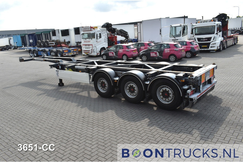 Van Hool A3C002 2x20-30-40-45ft HC * LIFT AXLE * SAF / DISC * EXTENDABLE REAR - Semireboque transportador de contêineres/ Caixa móvel: foto 3 Van Hool A3C002 2x20-30-40-45ft HC * LIFT AXLE * SAF / DISC * EXTENDABLE REAR - Semireboque transportador de contêineres/ Caixa móvel: foto 3