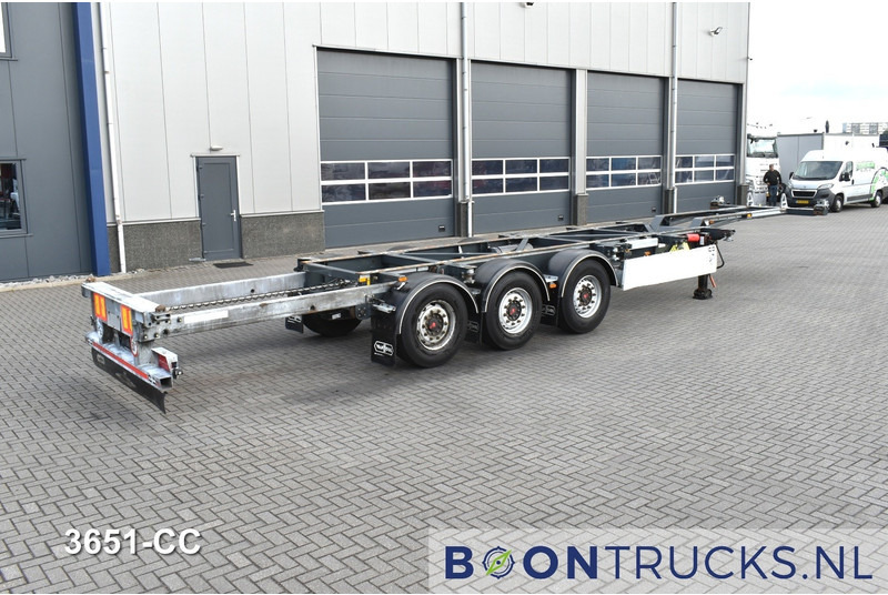 Van Hool A3C002 2x20-30-40-45ft HC * LIFT AXLE * SAF / DISC * EXTENDABLE REAR - Semireboque transportador de contêineres/ Caixa móvel: foto 2 Van Hool A3C002 2x20-30-40-45ft HC * LIFT AXLE * SAF / DISC * EXTENDABLE REAR - Semireboque transportador de contêineres/ Caixa móvel: foto 2
