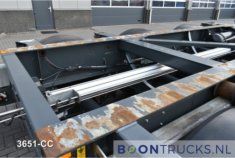 Semireboque transportador de contêineres/ Caixa móvel Van Hool A3C002 2x20-30-40-45ft HC * LIFT AXLE * SAF / DISC * EXTENDABLE REAR: foto 20