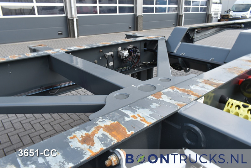 Semireboque transportador de contêineres/ Caixa móvel Van Hool A3C002 2x20-30-40-45ft HC * LIFT AXLE * SAF / DISC * EXTENDABLE REAR: foto 18