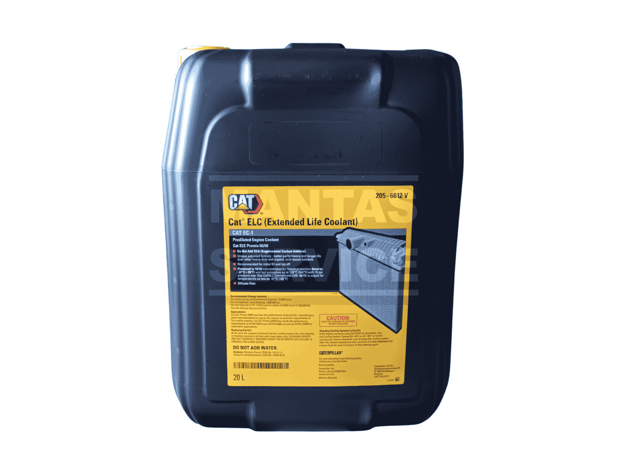 CATERPILLAR COOLANT EXTENDED LIFE 50/50 PREMIX 20L 205-6612 - Escavadeira de Caminhão: foto 1 CATERPILLAR COOLANT EXTENDED LIFE 50/50 PREMIX 20L 205-6612 - Escavadeira de Caminhão: foto 1
