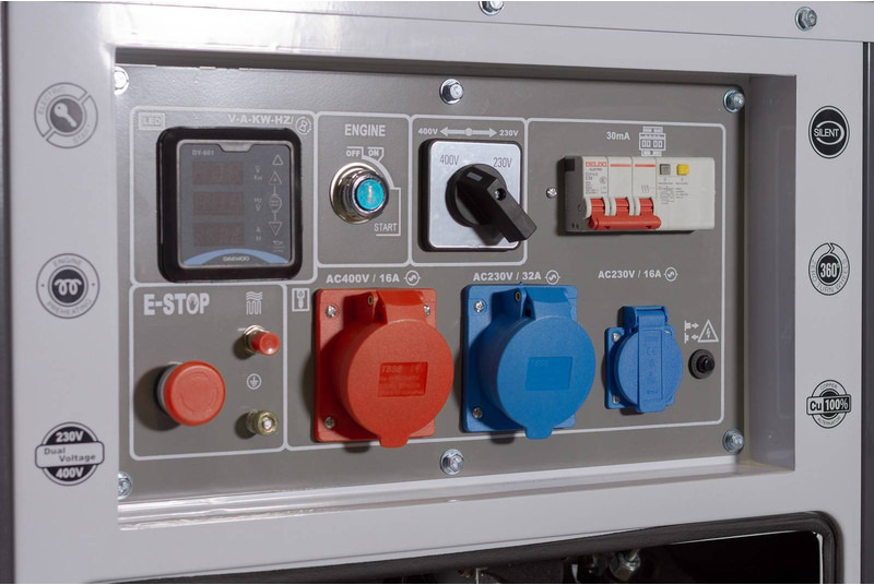 Gerador elétrico nuevo Daewoo DDAE10500DSE-3G: foto 13