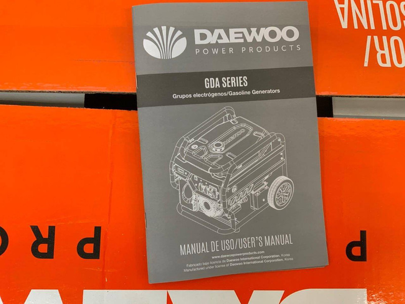 Gerador elétrico nuevo Daewoo GDAX9250E-3: foto 13