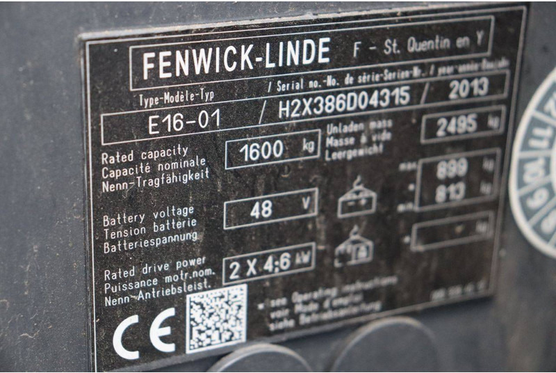 Empilhadeira elétrica Linde E16-01: foto 19