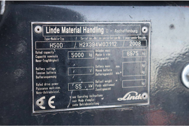 Empilhadeira a diesel Linde H50D: foto 14