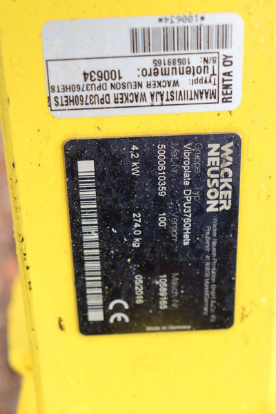 Placas vibratórias Neuson DPU3760: foto 16 Placas vibratórias Neuson DPU3760: foto 16
