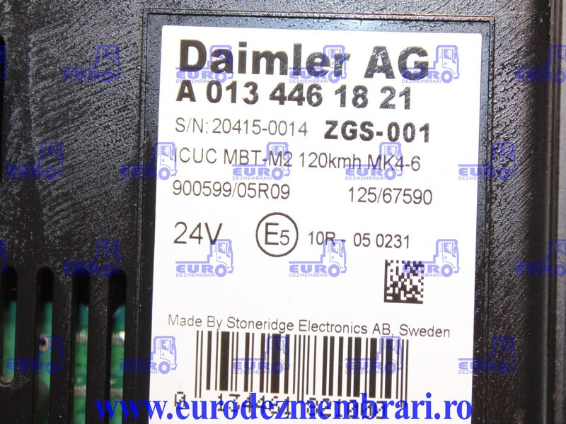 ELEMENT BORD CEAS BORD MERCEDES ACTROS MP4 A0134461821 - Painel de instrumentos de Caminhão: foto 2 ELEMENT BORD CEAS BORD MERCEDES ACTROS MP4 A0134461821 - Painel de instrumentos de Caminhão: foto 2