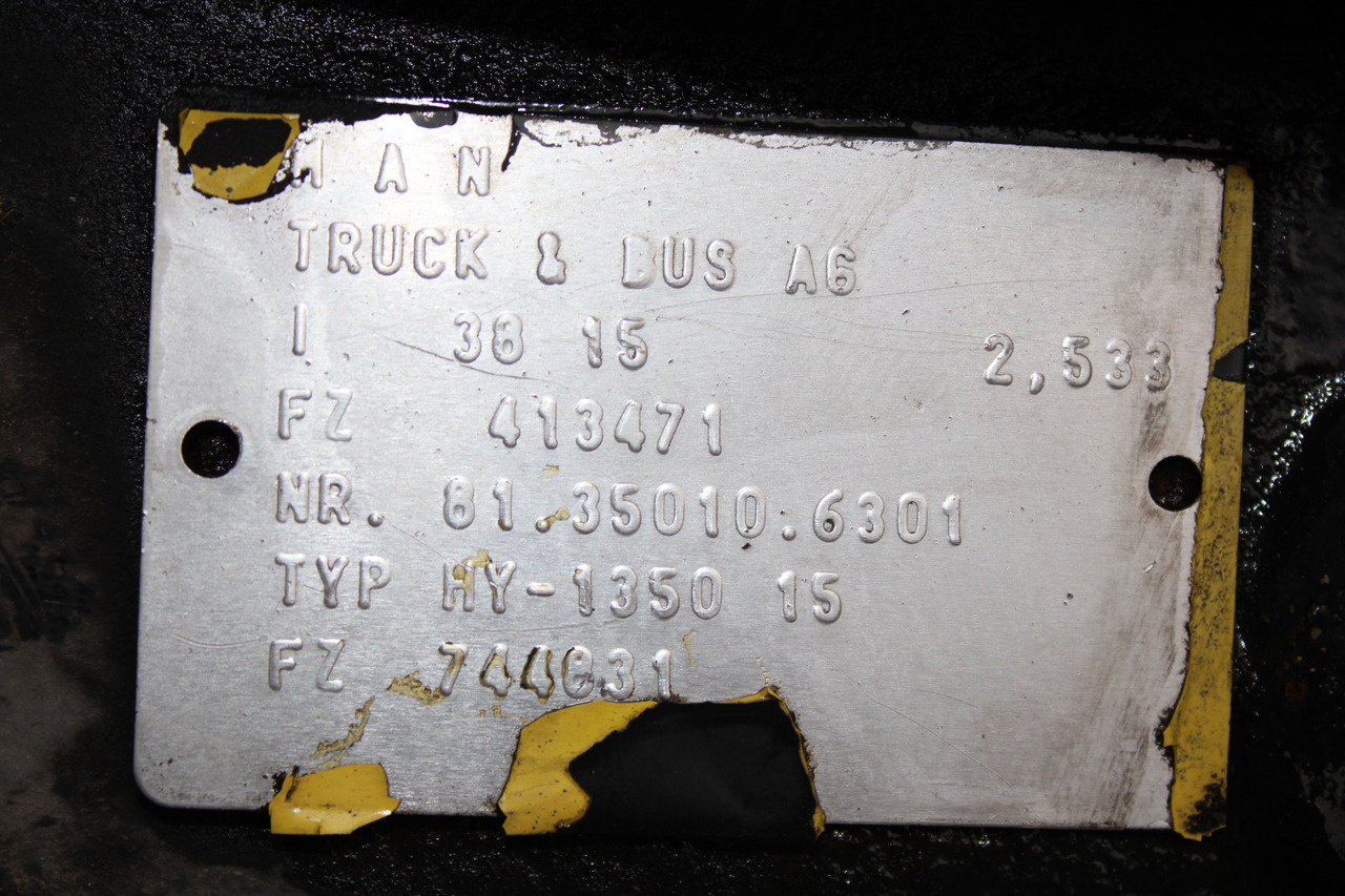 GRUP DIFERENTIAL MAN TGX R=38:15 HY-1350 15 81.35010.6301 - Diferencial de Caminhão: foto 3 GRUP DIFERENTIAL MAN TGX R=38:15 HY-1350 15 81.35010.6301 - Diferencial de Caminhão: foto 3