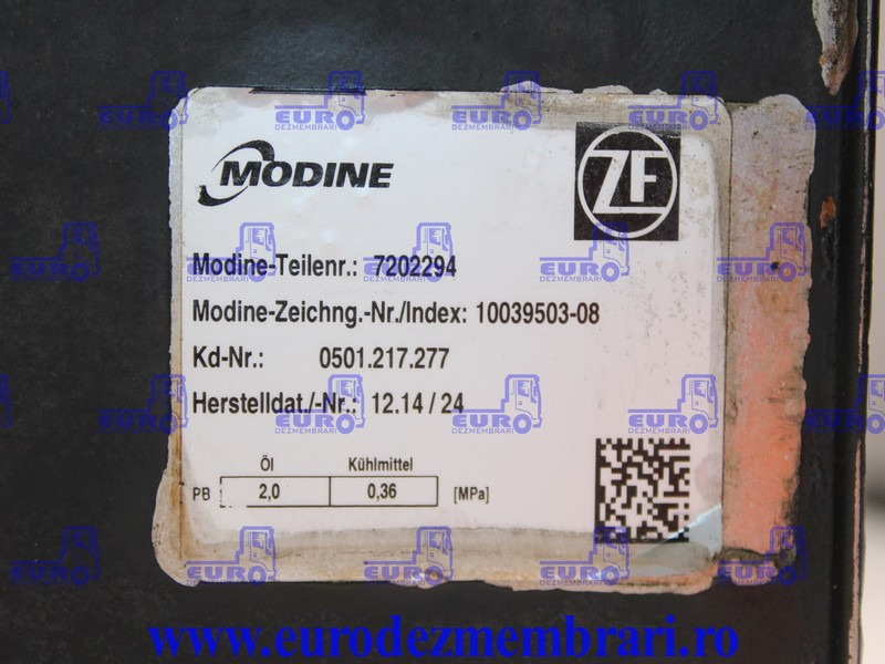 RADIATOR ULEI INTARDER MAN TGX 81.32004.6441, 0501217277, 81.32560.0075 - Radiador de óleo de Caminhão: foto 3 RADIATOR ULEI INTARDER MAN TGX 81.32004.6441, 0501217277, 81.32560.0075 - Radiador de óleo de Caminhão: foto 3