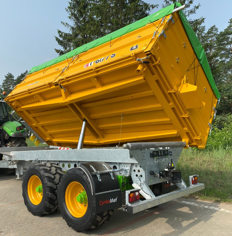Cynkomet Przyczepa Tandem 15,5 t / Tandemanhänger / Tandem trailer / Тандемный прицеп - Reboque basculante agrícola: foto 4 Cynkomet Przyczepa Tandem 15,5 t / Tandemanhänger / Tandem trailer / Тандемный прицеп - Reboque basculante agrícola: foto 4