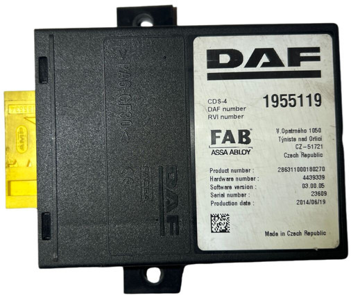 DAF 2015 - Centralina electrónica: foto 1 DAF 2015 - Centralina electrónica: foto 1